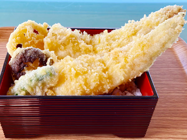 ディナーメニュー　大あなご天丼